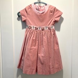 Plum Pudding toddler girls velvet party dress